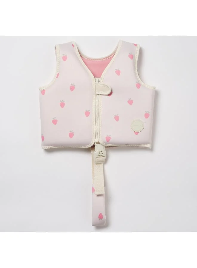 ساني لايف سترة سباحة للأطفال فراولة شمس